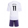 Camisa de Futebol Manchester United Joshua Zirkzee #11 Equipamento Secundário Infantil 2025-26 Manga Curta (+ Calças curtas) Camisa de Futebol Manchester United Joshua Zirkzee #11 Equipamento Secundário Infantil 2025-26 Manga Curta (+ Calças curtas)